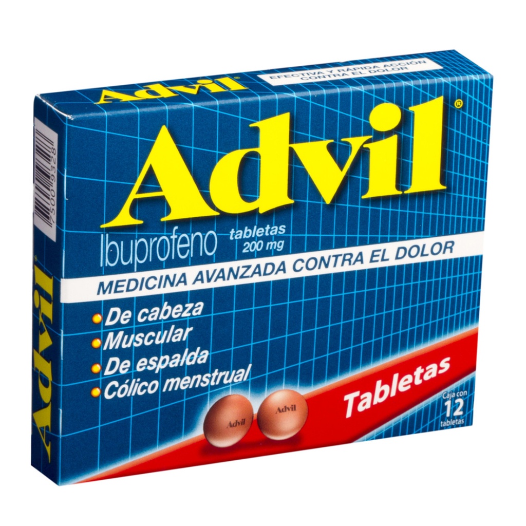 ADVIL 200 MG X 12 TAB