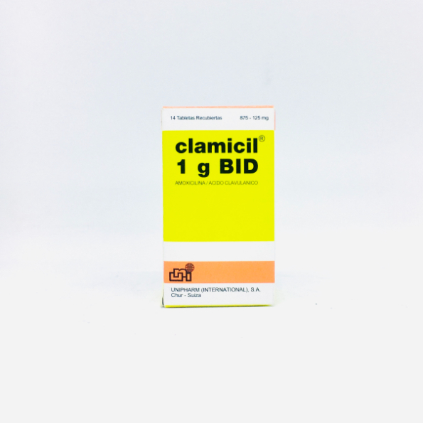 CLAMICIL BID 1 GR CAJA X 14 TABS