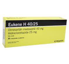 EUKENE H 40/25 mg. X 30 comp. Rec.