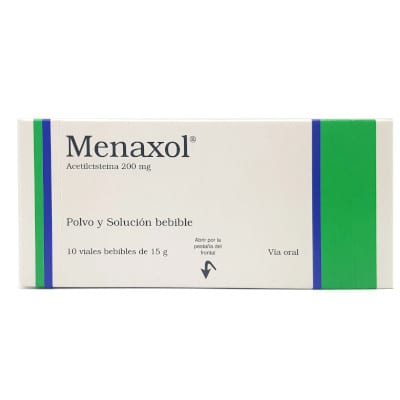 MENAXOL 200 mg Polvo y Solución Bebible