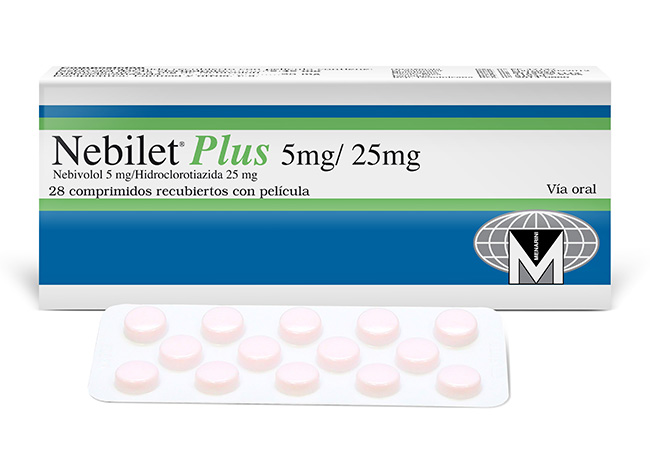 NEBILET PLUS 5 mg/25 mg