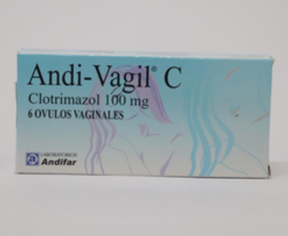 ANDI-VAGIL C 100 Caja x 6 Ovulos