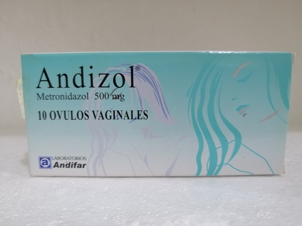 ANDIZOL 500mg Caja x 10 Ovulos