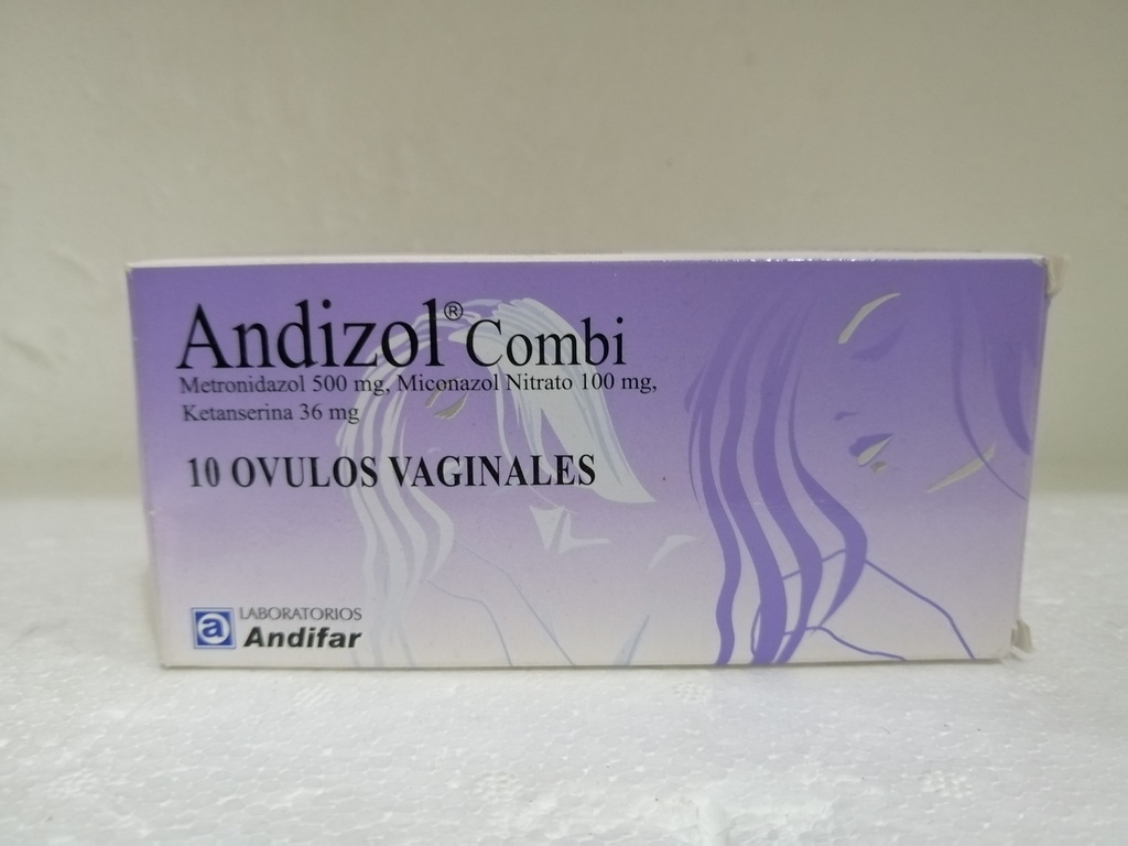 ANDIZOL COMBI Caja x 10 Ovulos