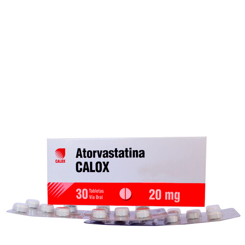 ATORVASTATINA 20mg x 30 Tabs.