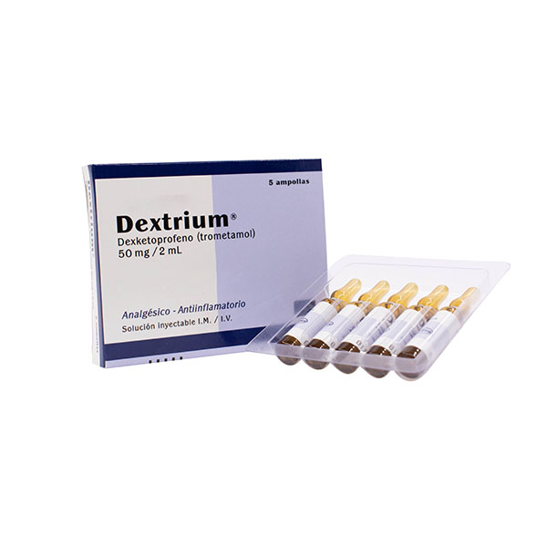 DEXTRIUM 50mg Iny. Caja x 5 Amp.