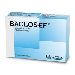 BLACOSEF 375mg Caja x 10 Tabs.