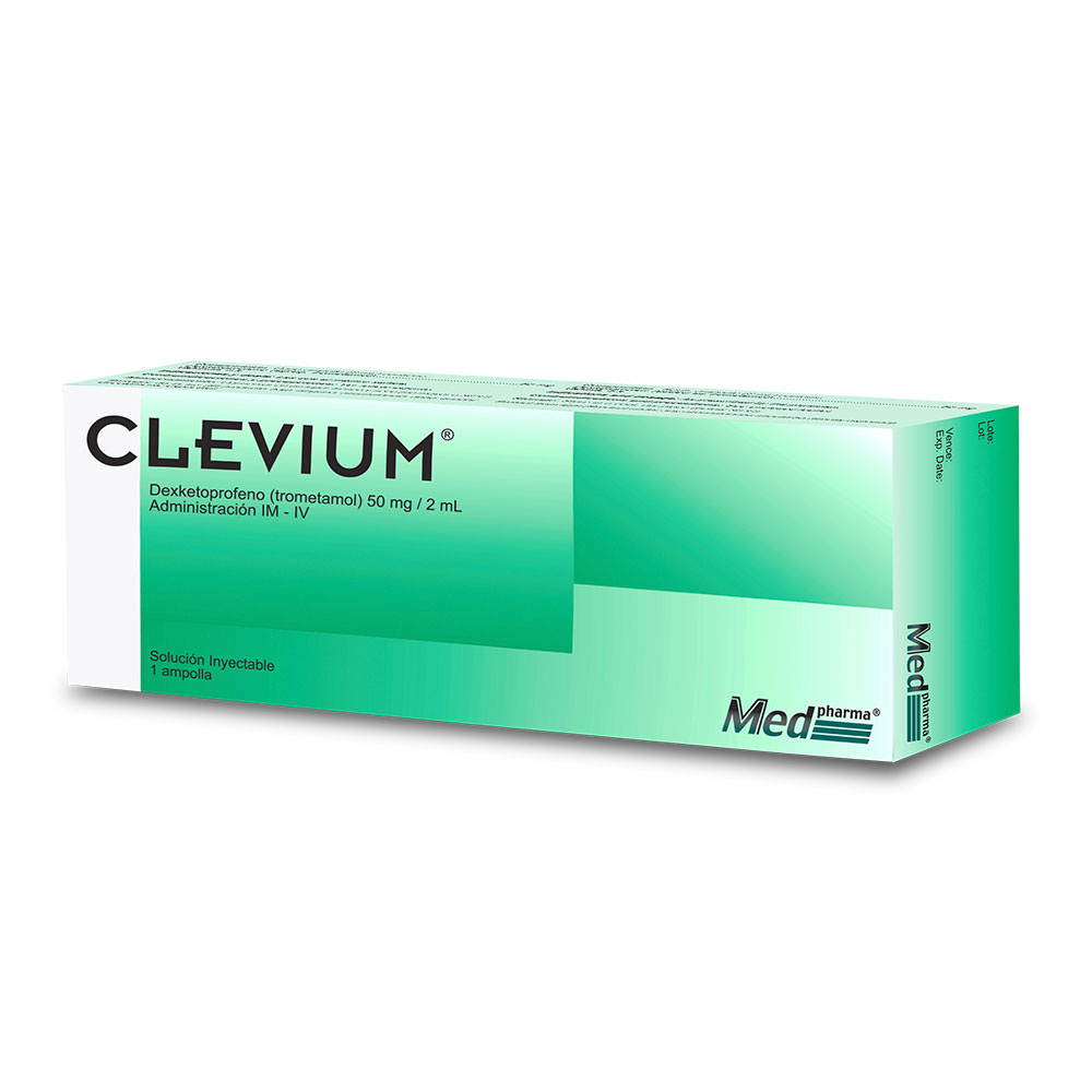 CLEVIUM 50mg Caja x 1 Amp. Iny.