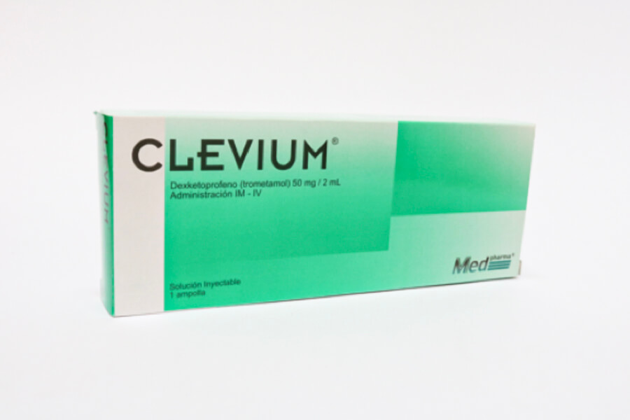 CLEVIUM 50mg Caja x 25 Amp.Iny