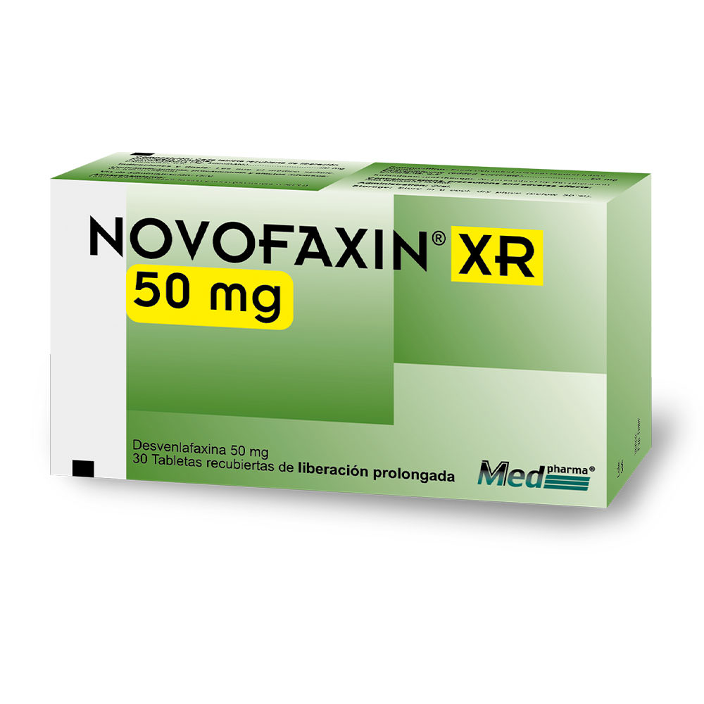 NOVOFAXIN XR 50mg Caja x 30 Tabs.