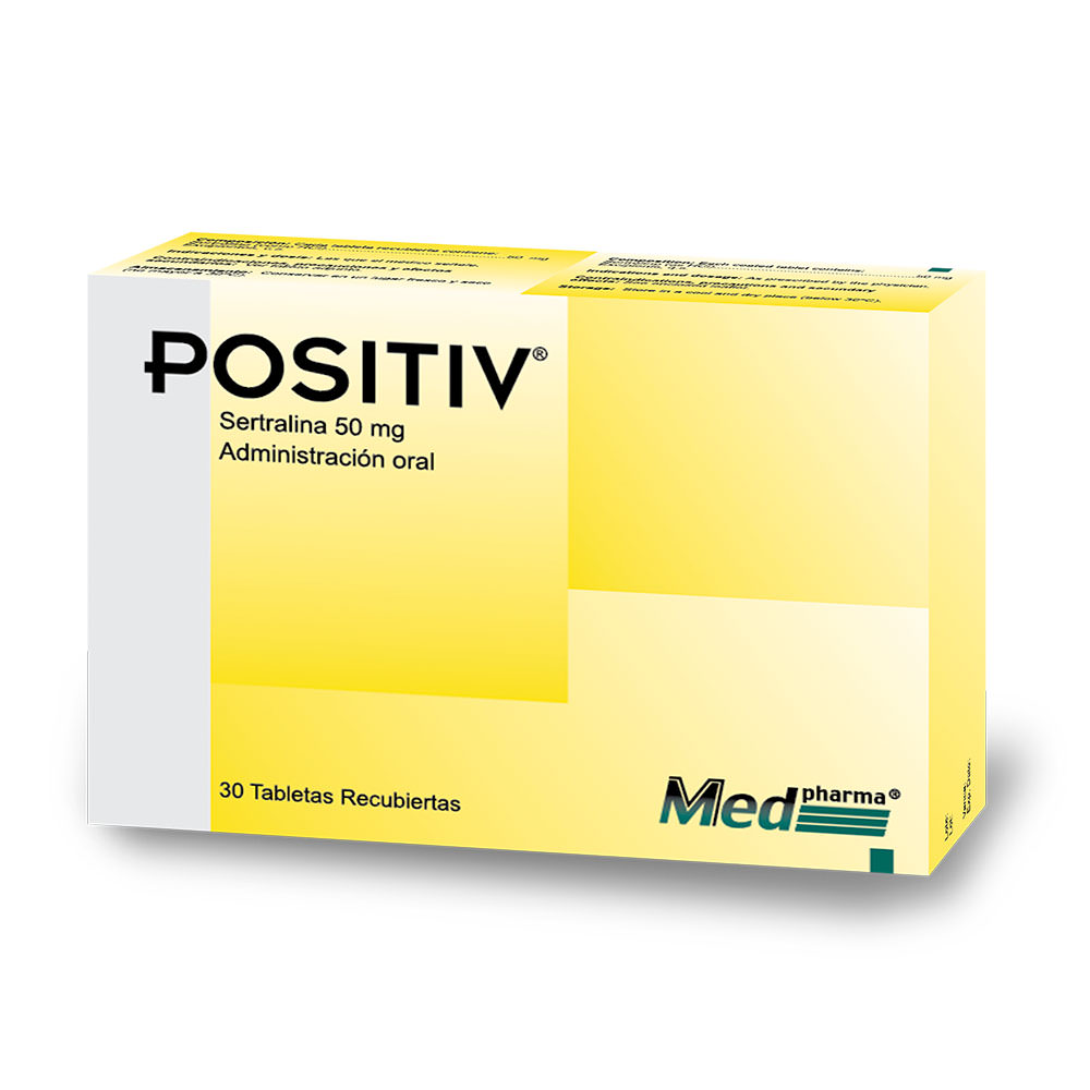 POSITIV 50mg Caja x 14 Tabs.