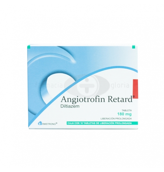 ANGIOTROFIN RETARD 180 mg Caja x 10 Tabs