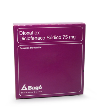 DIOXAFLEX 75 mg Caja x 5 Amp