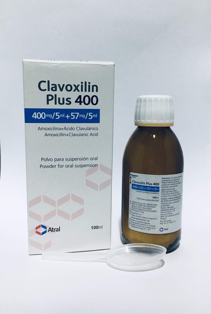 CLAVOXILIN PLUS 400 SUSP Fco x 100ml