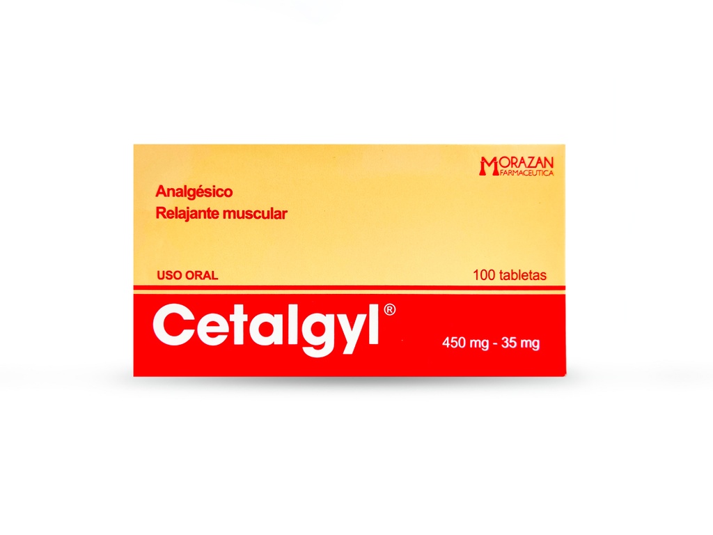 CETALGYL X 100 TABLETAS