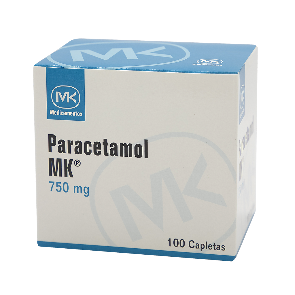 PARACETAMOL 750MG MK X UNIDAD